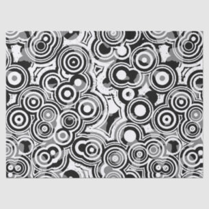 abstract circles tissue paper
