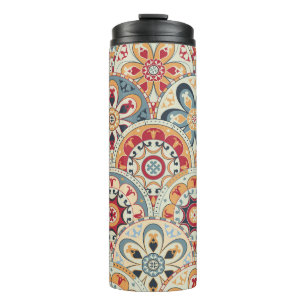Abstract Circles: Trendy Coloured Wallpaper Thermal Tumbler