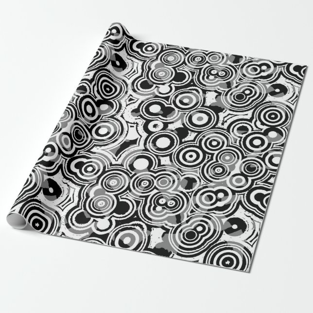 abstract circles wrapping paper (Unrolled)