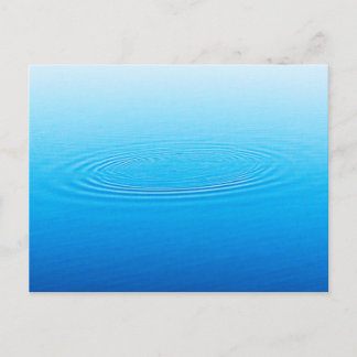 Abstract Circlular Ripple Postcard