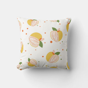 Abstract Citrus Harmony Cushion