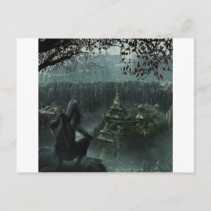 Abstract City Hidden Postcard