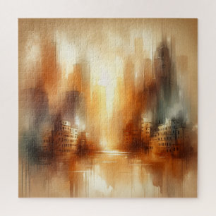 Abstract City Scape Puzzle