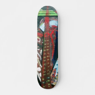 Abstract City Skateboard