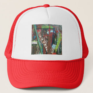 Abstract City Trucker Hat