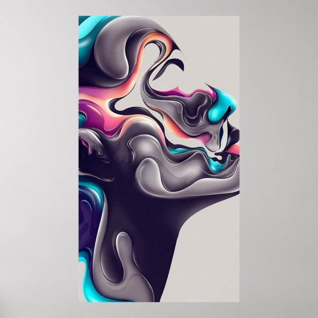 Abstract Classic Art Shape Poster (Front)