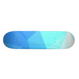 Abstract & Clean Geometric Designs - Snowcap Skateboard