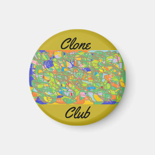 abstract clone club from Orphan Black Magnet