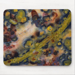 Abstract close up of Ocean Jasper Mouse Mat