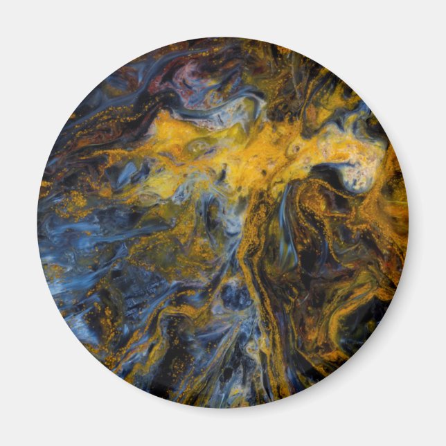 Abstract close up of Pietersite Magnet (Front)