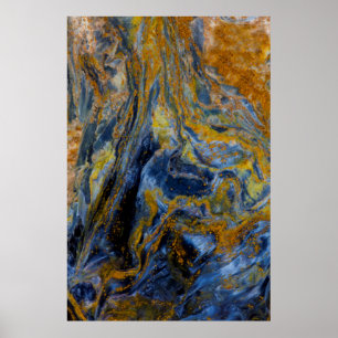 Abstract Close up of Pietersite Poster