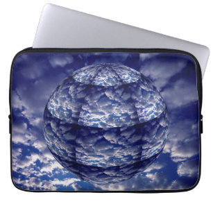 Abstract cloud 3D sphere Laptop Sleeve