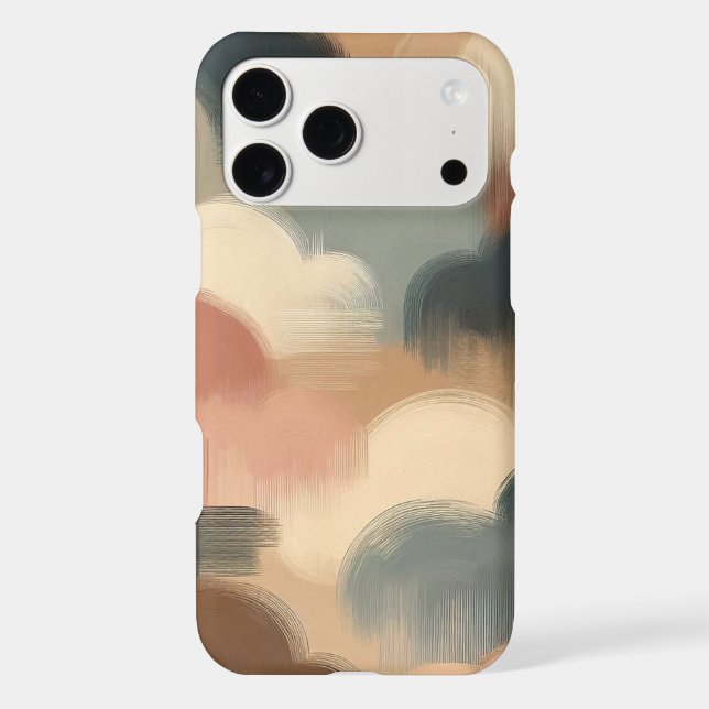 Abstract Cloud Brushstroke Phone Case – iphone 17 (Back)