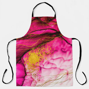 Abstract clouds-ART. Transparent creativity. Maste Apron
