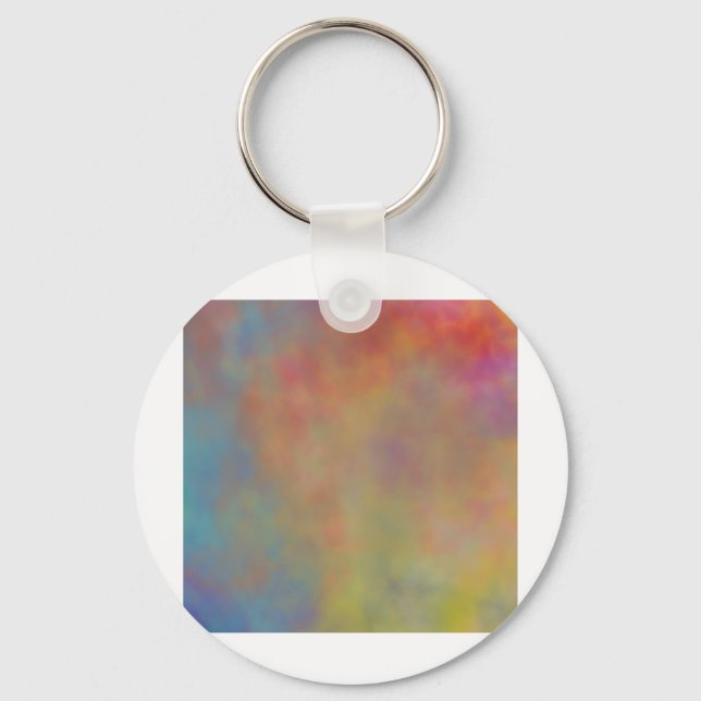 abstract Clouds Key Ring (Front)