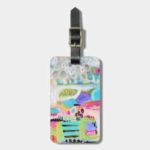 Abstract Clouds Luggage Tag
