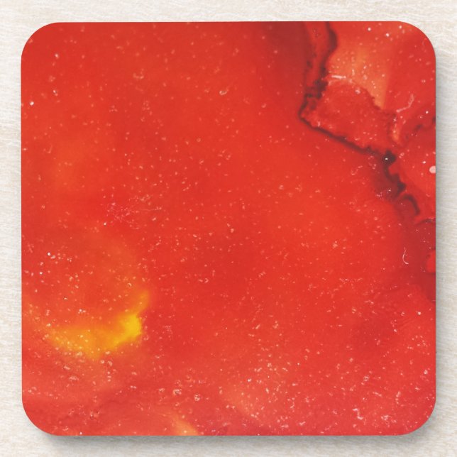Abstract Coasters - Fiery Ember Glow (Front)