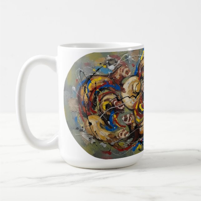 Abstract Coffee Mug (Left)