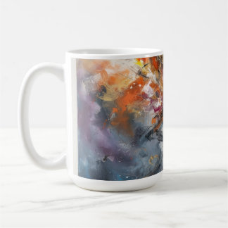 Abstract coffee mug
