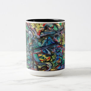 Abstract Coffee or Tea Mug by ValAries