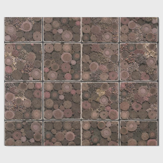 Abstract Coiled Rope Wrapping Paper