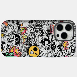 Abstract Collage Art Aesthetic Pattern iPhone 16 Pro Max Case