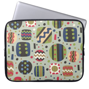 abstract color pattern textiles, interior designli laptop sleeve