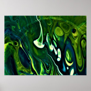 Abstract Color Study 309, Poster