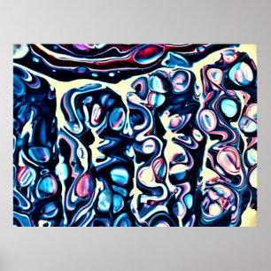 Abstract Color Study 334, Poster