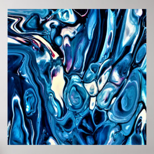 Abstract Color Study 342, Poster