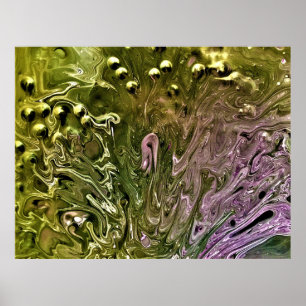 Abstract Color Study 501, Poster