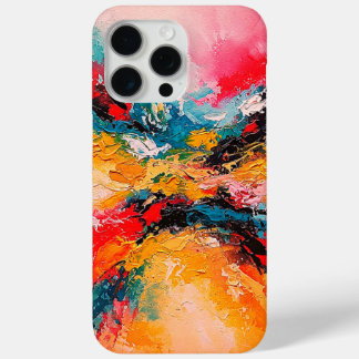 Abstract Colorful Art iPhone 15 Pro Max Case