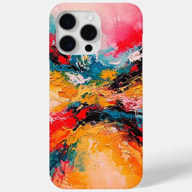 Abstract Colorful Art Case-Mate iPhone Case (Back)