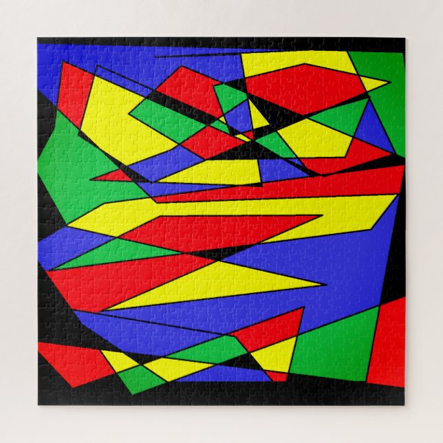 Abstract Colorful Art Mixed Jigsaw Puzzle (Vertical)