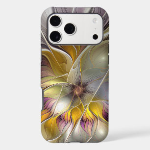 Abstract Colorful Fantasy Flower Modern Fractal