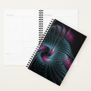 Abstract Colorful Fantasy Fractal Planner