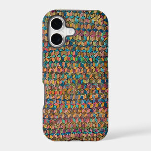 Abstract Colorful Geometric Patchwork