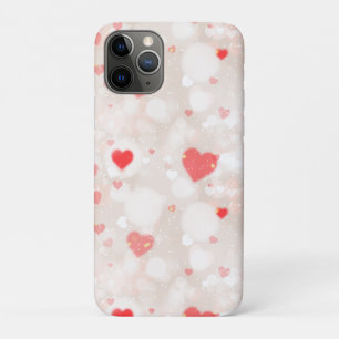 Abstract Colorful Hearts Pattern iPhone 11 Pro Case