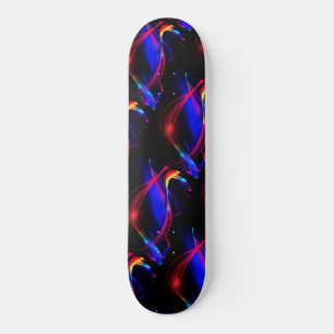 Abstract Colorful Lights Skateboard