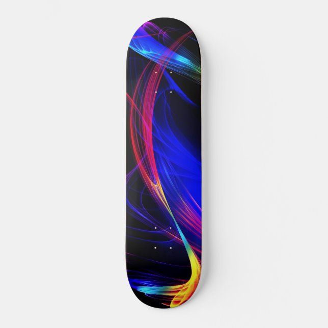 Abstract Colorful Lights - Skateboard (Front)