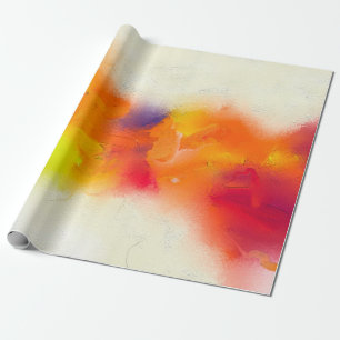 Abstract colorful oil painting on canvas texture.  wrapping paper