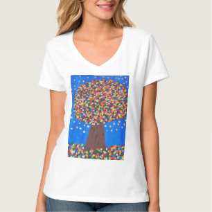 Abstract Colorful Tree T-Shirt