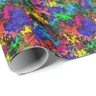 Abstract Colorful Twirly /  Wrapping Paper