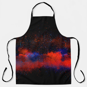 Abstract Colorful watercolor painting background, Apron