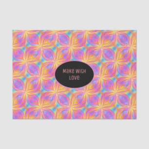 Abstract Colorfull Business Company Packaging Tissue Paper