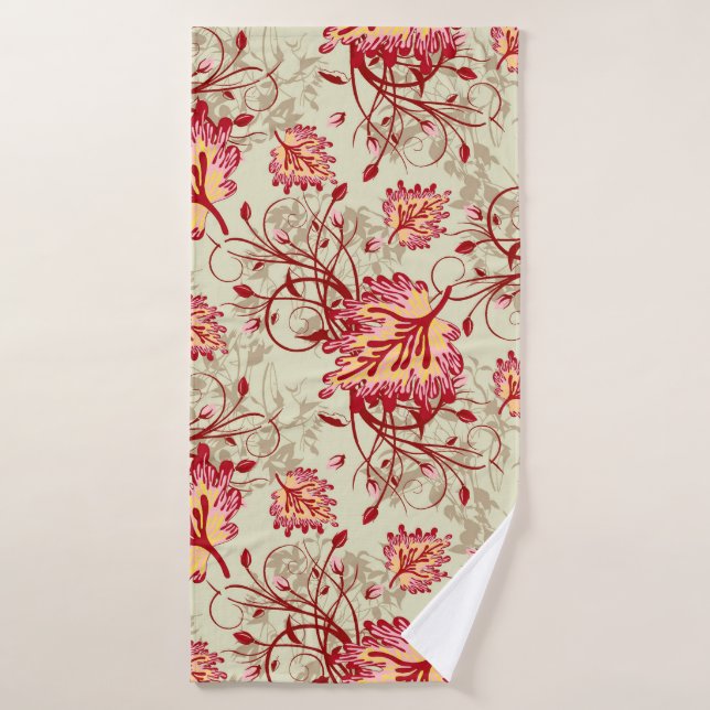 Abstract colorfull pattern With backgroundabstract Bath Towel (Bath Towel)