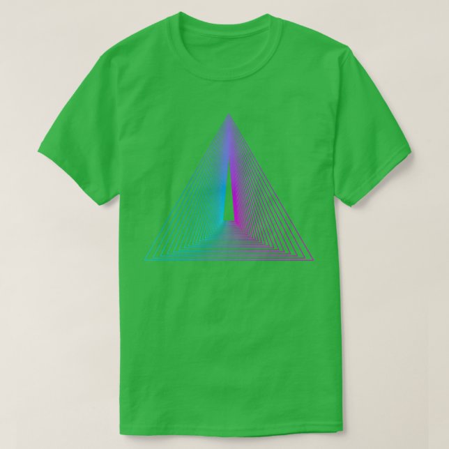 Abstract colorfull triangle T-Shirt (Design Front)