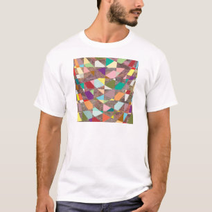 Abstract Colors Glitter T-Shirt