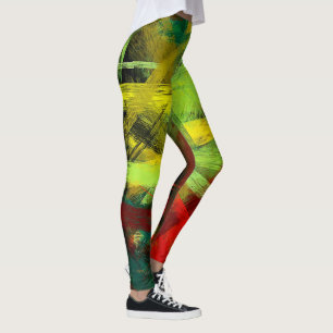 Abstract Colour Art #17 Leggings