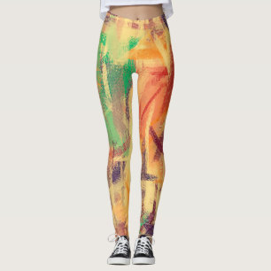 Abstract Colour Art #27 Leggings
